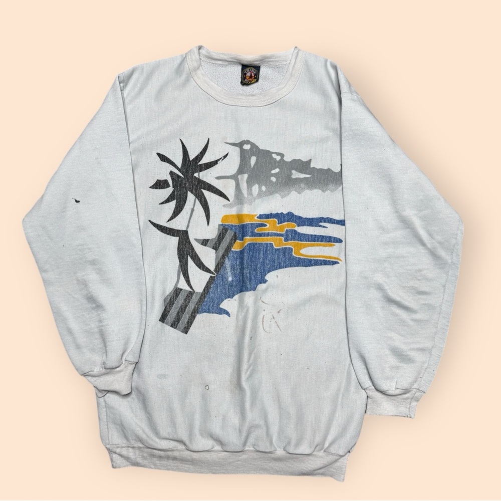Graphic Print Men's Sweater